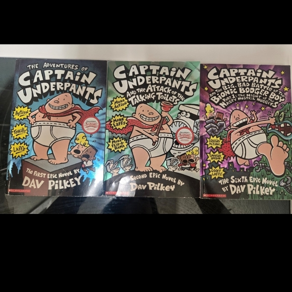 Captain Underpants Epic Novel Set - Multicolor - Picture 1 of 1